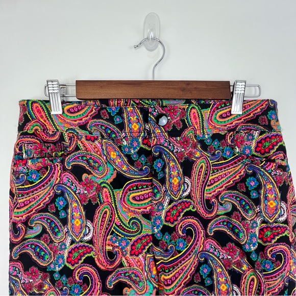 Vintage Attyre Colorful Boho Paisley Hi-Rise Pants in Women's size 10 - Picture 4 of 13